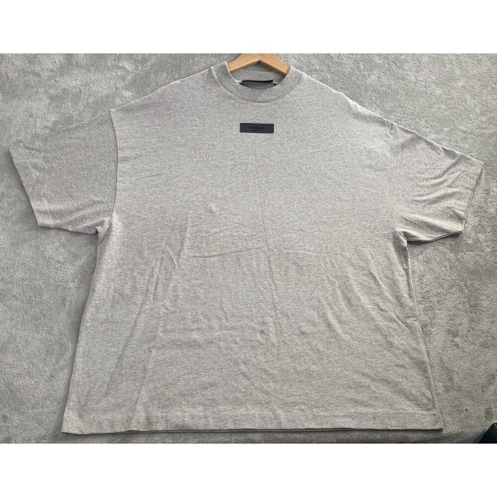 Fear of God Essentials Crewneck Shirt II Mens Small Light Heather Gray Oversized